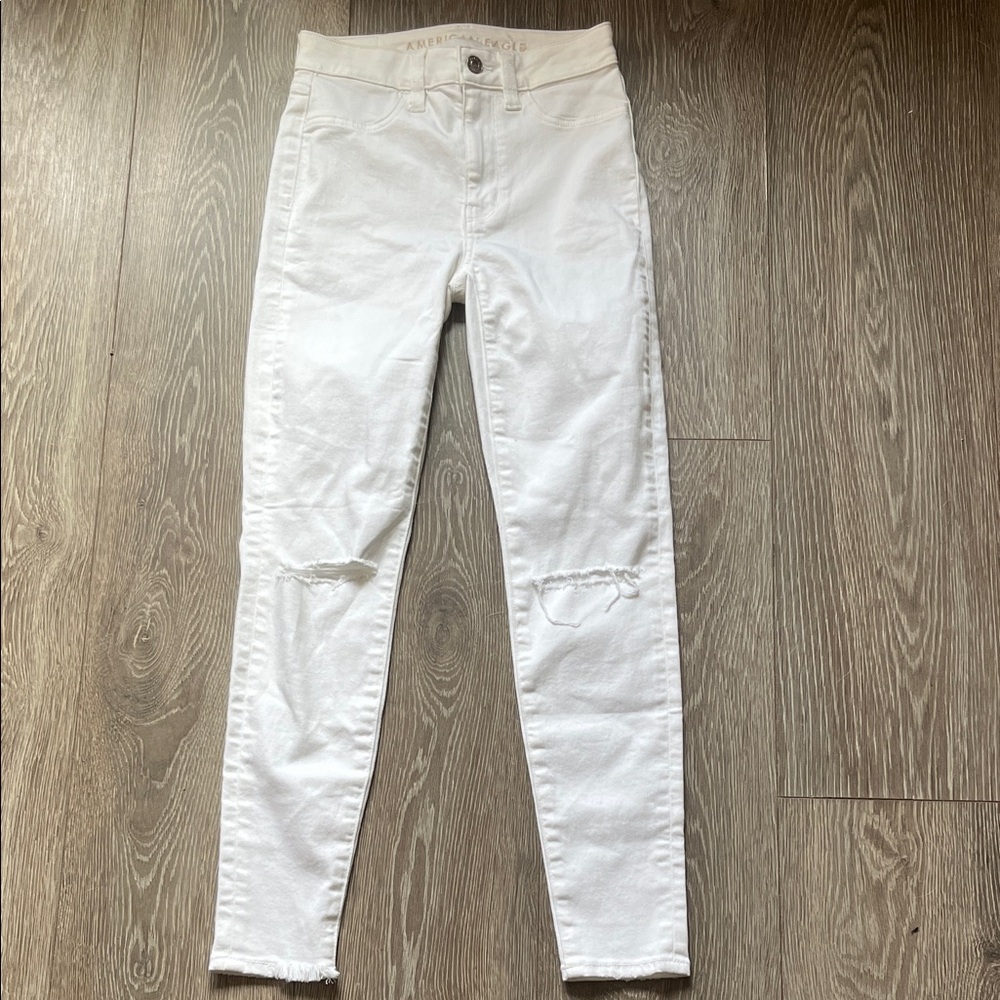 American Eagle Outfitters White Skinny Jeans